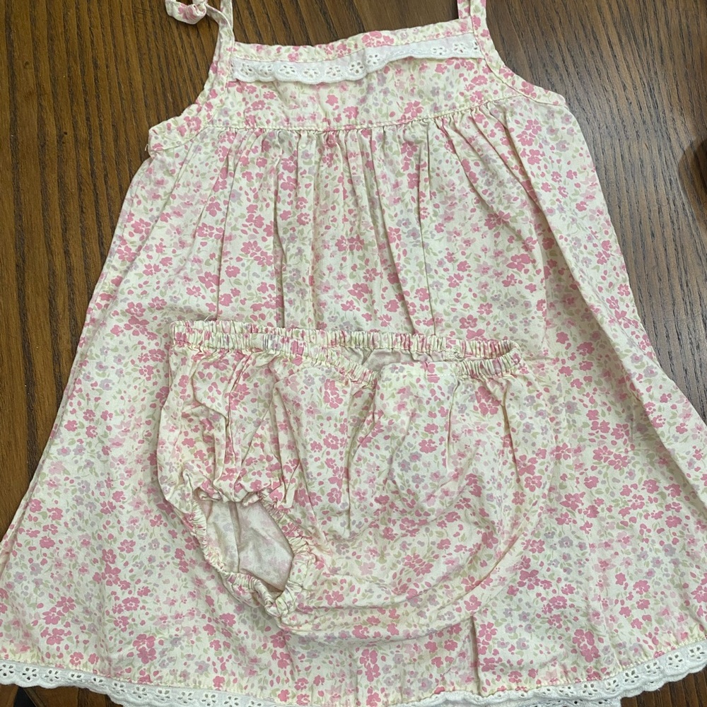 Maggie & Zoe Pink Floral Kids Dress